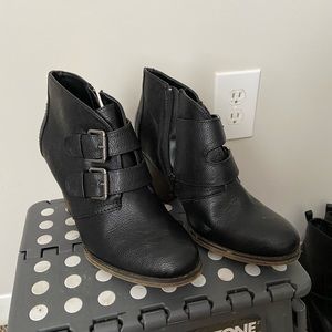 Black booties